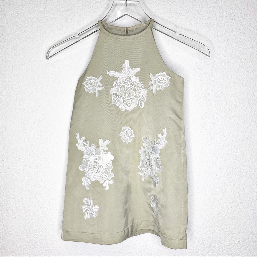 Girls Victoria Beckham Embroidered Dress